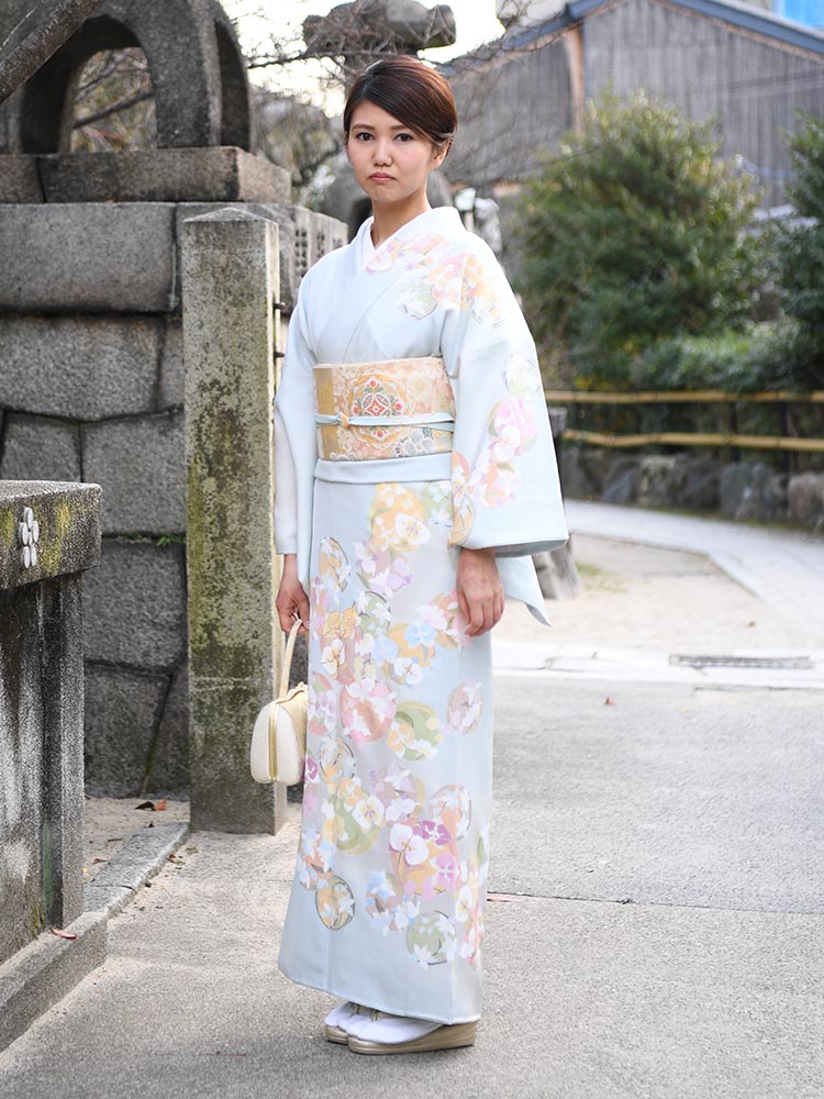 高級訪問着レンタル H 90 水色 胡蝶蘭 Mlサイズ 胡蝶蘭 Kimono Pro キモノプロ 京都のきものレンタル 全国宅配 ご来店ご下見も大歓迎