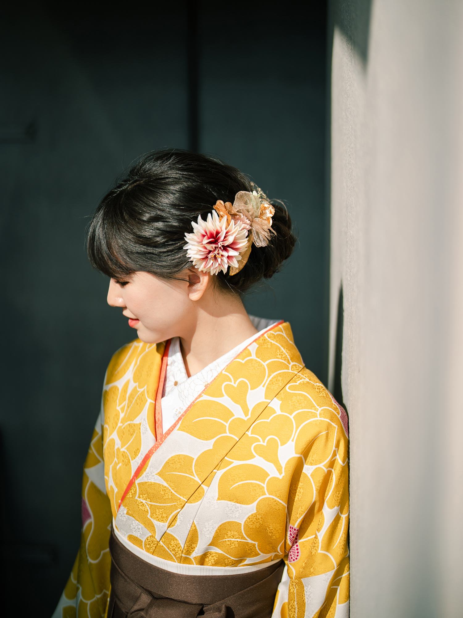 品番2-63の正絹着物と袴レンタルの詳細画像