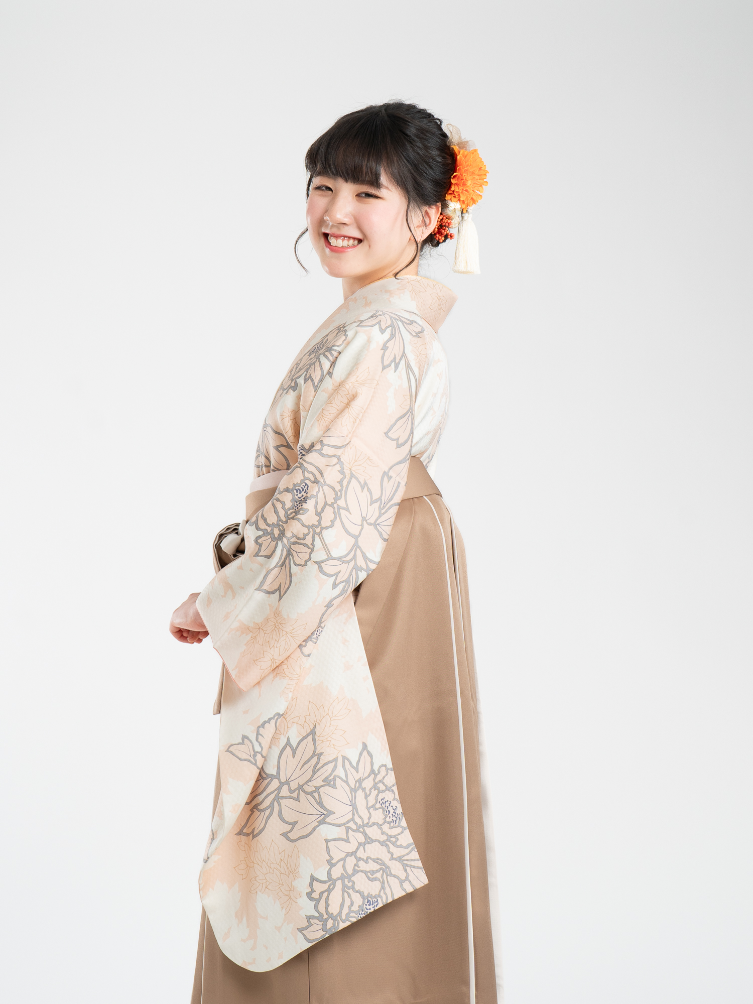 正絹の二尺袖袴レンタル　品番２−８１
