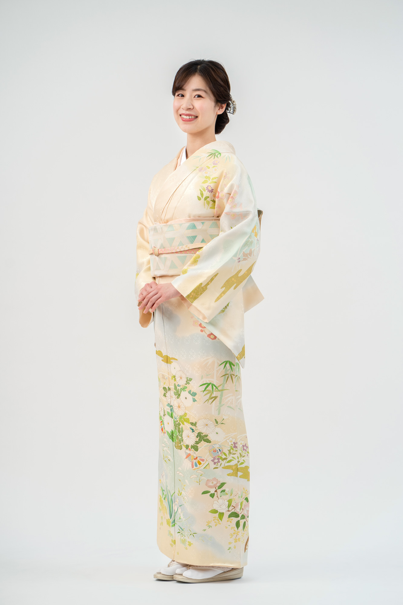 最高級の訪問着（白木染匠）