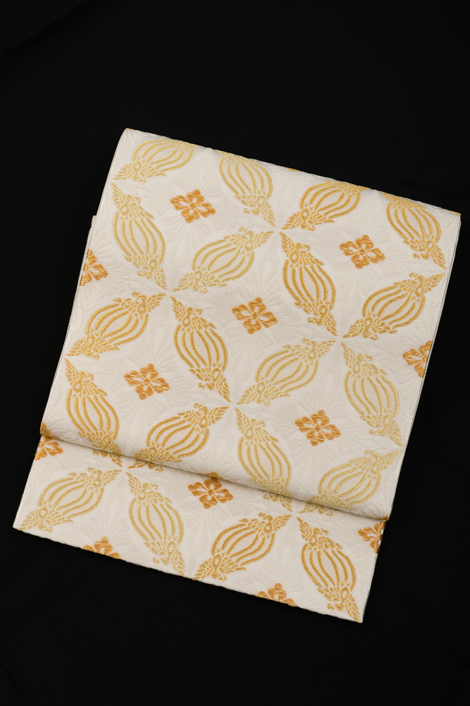 【高級帯レンタル】obi-395 高級袋帯レンタル「トリダスキ・金系・山口美術織物」 