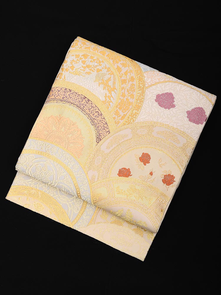 【高級帯レンタル】obi-23-252 山口美術織物謹製　絵皿 サイズ 絵皿